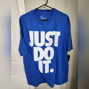 NWT Men's XL Blue Nike Tshirt